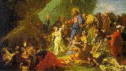 Jean-Baptiste Jouvenet The Resurrection of Lazarus oil on canvas